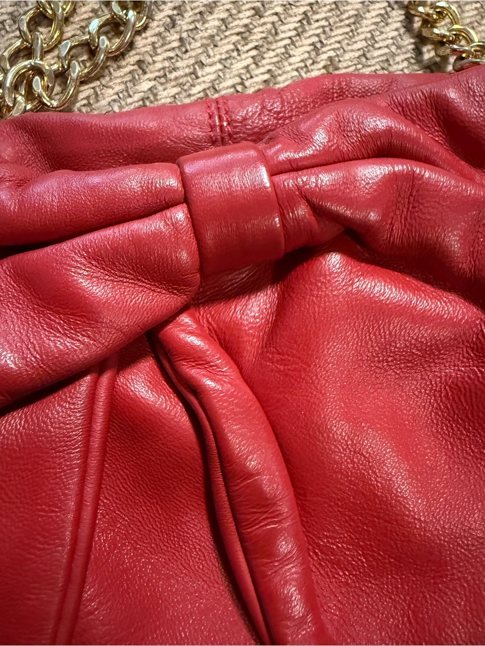 Red 7CHI 💯 percent soft leather